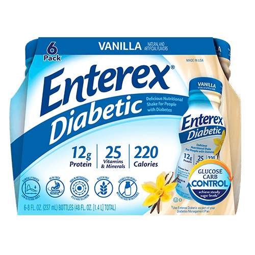 Enterex® Diabetic Vanilla 6 Pack