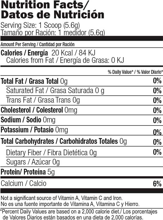 Información nutricional Enterex® PROTEINEX